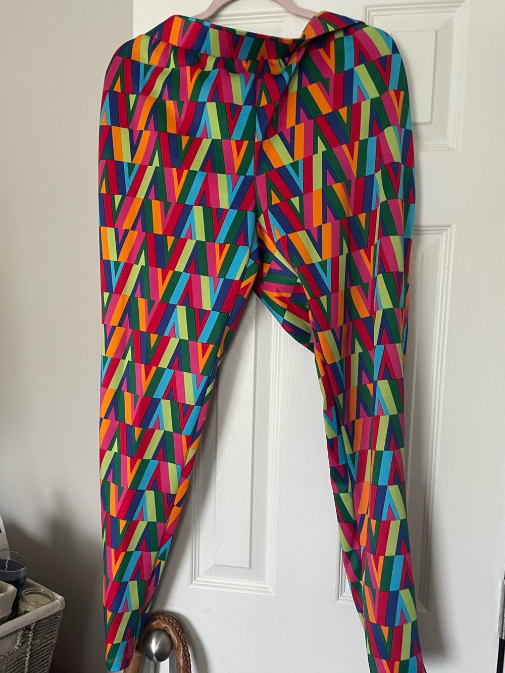 Apt. 9 Multicolor Geo-Print Tapered Pants